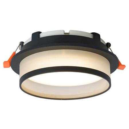 Светильник встраиваемый Feron DL700  потолочный GX70 черный круг - фото