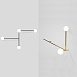 Настенный Светильник Lines 4 Черный Imperiumloft 189565-26 - фото