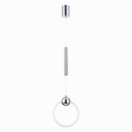 Подвес ST-Luce Хром/Белый,Хром LED 1*15W 3000K SL1578.103.01 - фото