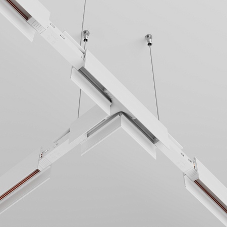 Коннектор питания Т-образный Exility белый - фото