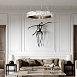 Люстра Frost Patterns &Amp; Brass D60 Imperiumloft 123395-22 - фото