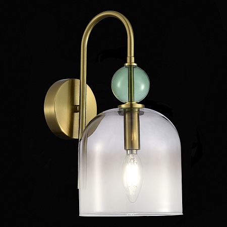 Бра ST-Luce Золотистый/Дымчатый E14 1*40W SL2000.211.01 - фото