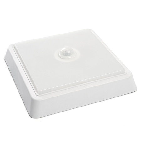 Светильник светодиодный с ИК-датчиком Feron AL3023 в пластиковом корпусе 15W 4000K IP20 белый - фото