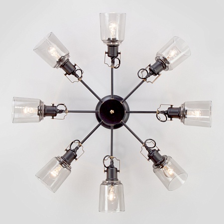 Потолочный светильник Eurosvet 70111/8 черный - фото