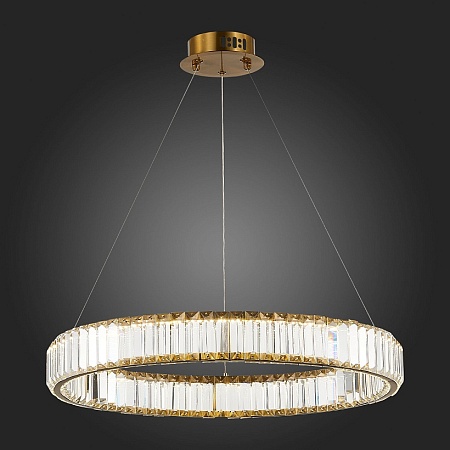 Люстра подвесная ST-Luce Латунь/Прозрачный LED 1*40W 4000K SL1622.363.01 - фото