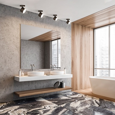 Светильник Feron ML211 настенно-потолочный под лампу GX53, черный - фото