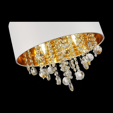 Светильник подвесной ST-Luce Хром/Белый, Золотистый, Прозрачный E14 4*40W SL1350.503.04 - фото