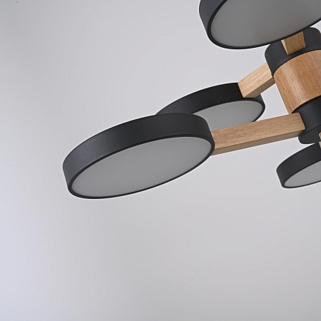 Подвесная Люстра Turna Dbl L6 Black Imperiumloft 229084-26 - фото