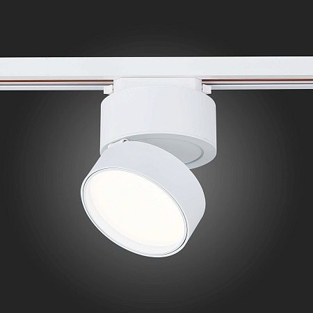 Св-к трек. Белый LED 1*14W 4000K 1 100Lm Ra>90 120° IP20 D104xH128 170-240VV ST651.546.14 - фото