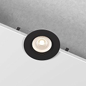 Светильник встраиваемый City GU10 черный IP44 25060/01 Elektrostandard