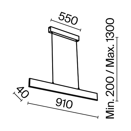 Подвесной светильник Technical P010PL-L23B - фото