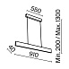 Подвесной светильник Technical P010PL-L23B - фото