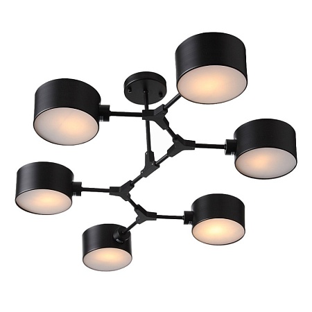 Светильник потолочный Черный/Черный E14 6*60W SLE183402-06 - фото
