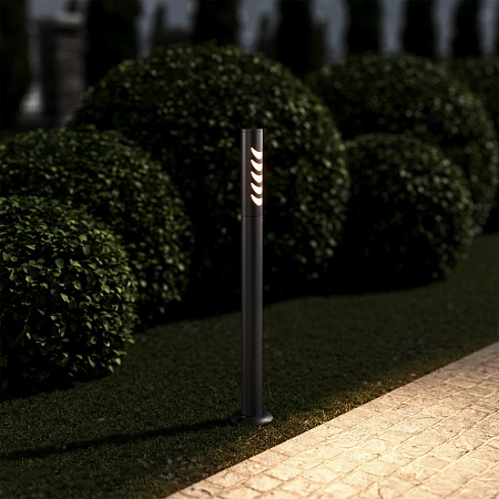 Светильник садово-парковый Smile 6w 3000K черный 35188/F Elektrostandard - фото