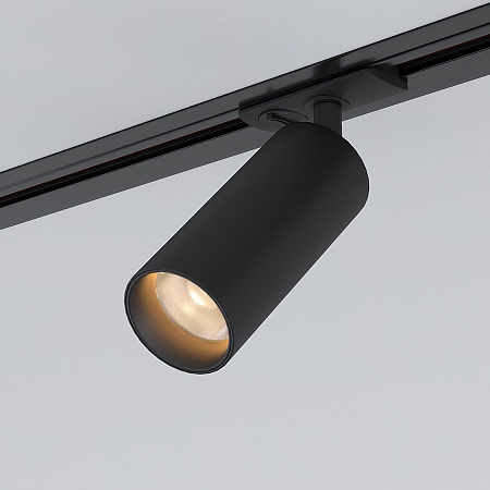 Трековый светодиодный светильник для однофазного шинопровода Diffe черный 10 Вт 4200K 85152/01 Elektrostandard - фото