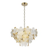 Светильник подвесной ST-Luce золотистый/Прозрачный, январный E14 6*60W SL6240.203.06