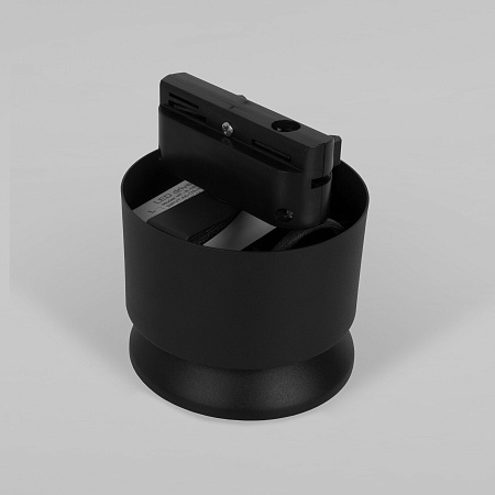 Трековый светильник для однофазного шинопровода Smooth чёрный матовый 10 Вт 4200K 85515/01 Elektrostandard - фото