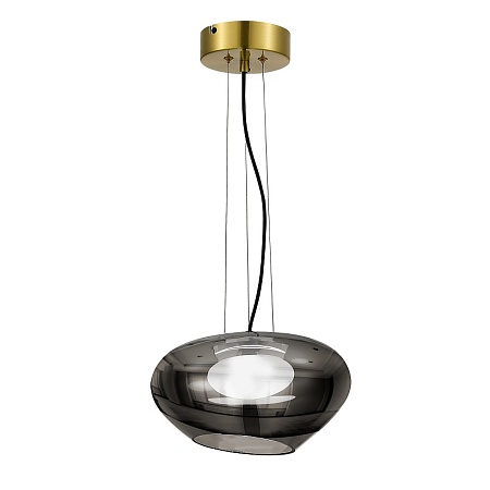 Светильник подвесной ST-Luce Латунь/Дымчатый, Белый LED 1*10W 3000K SL6019.303.01 - фото