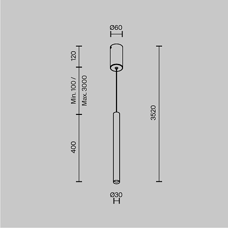 Подвесной светильник Maytoni Pro Base MOD159PL-L6BK - фото