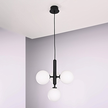 Подвесной Светильник Raffin 4 White Black Imperiumloft 177909-26 - фото