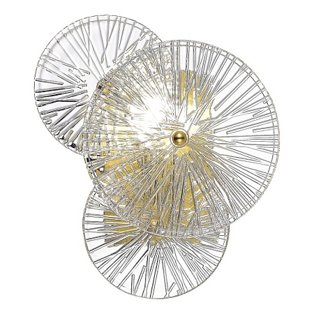 Бра ST-Luce Золотистый/Прозрачный E14 1*40W SL1657.201.01 - фото