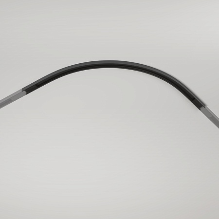 Коннектор радиусный R300 Basity, черный - фото