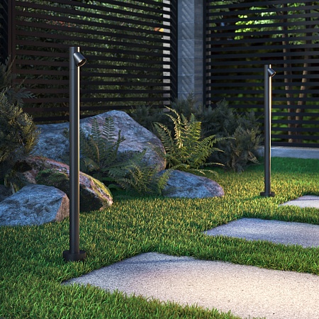 Светильник садово-парковый светодиодный Rone черный 35175/S черный Elektrostandard - фото