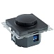 Выключатель диммирующий (механизм), STEKKER GLS10-7106-05, 250V, 500W, серия Катрин, черный - фото