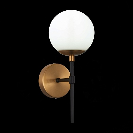 Бра ST-Luce Бронза,Черный/Белый E27 1*40W SL1203.401.01 - фото