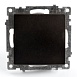 Выключатель 1-клавишный (механизм)STEKKER GLS10-7103-05, 250В, 10А, серия Катрин, черный - фото