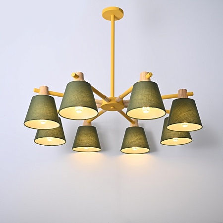 Потолочная Люстра На Штанге Natura A Green 8 Imperiumloft 177994-26 - фото