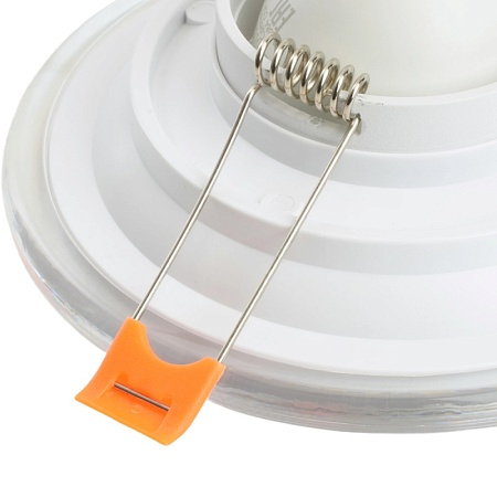 Светильник встраиваемый Feron DL8270 потолочный MR16 G5.3 прозрачный, белый - фото