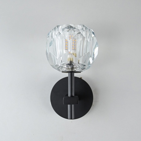 Бра Boule De Cristal Single Sconce Black Imperiumloft 156563-22 - фото