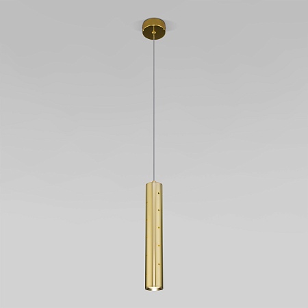 Подвесной светодиодный светильник 50214/1 LED золото Elektrostandard - фото