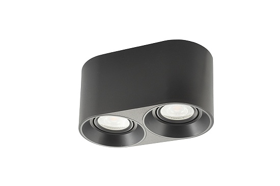 DK3036-BK Светильник накладной IP 20, 10 Вт, GU5.3, LED, черный, пластик - фото