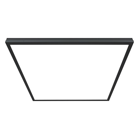 Светодиодная панель Feron AL2117 встраиваемая Армстронг 40W 4000K черный ЭПРА в комплекте - фото