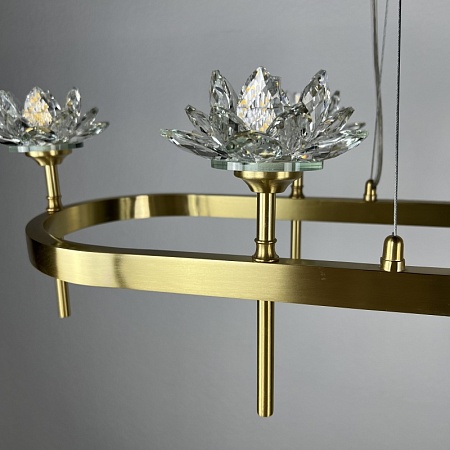 Подвесная Люстра Lotos Long 10 Imperiumloft 177885-26 - фото