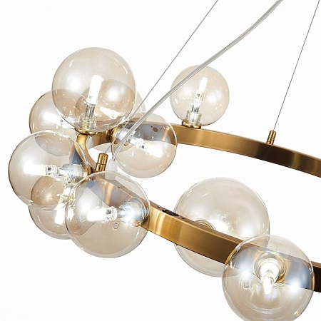 Светильник подвесной ST-Luce Бронза/Коньячный G4 15*5W SL1165.303.15 - фото