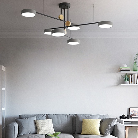 Люстра На Штанге Technum Color Led Blue Imperiumloft 102119-26 - фото