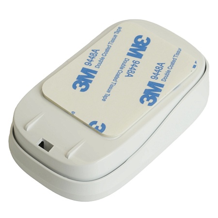 Звонок беспроводной (клавиша и база в розетку) радиочастотный 433MHz, белый, DB-380 - фото