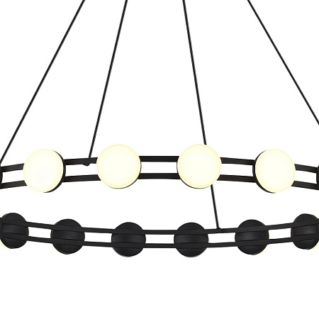 Светильник подвесной ST-Luce черный/белый LED 1*40W 4000K SL6610.403.20 - фото