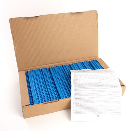 Зажим пружинный, 3-проводной проходной ЗНИ - 4.0 (JXB ST 4), синий STEKKER - фото