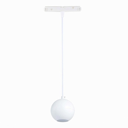 Магнитный трековый светильник подвесной Белый LED 1*12W 3000K 750Lm Ra>80 36° IP20 D100 ST354.533.12 - фото