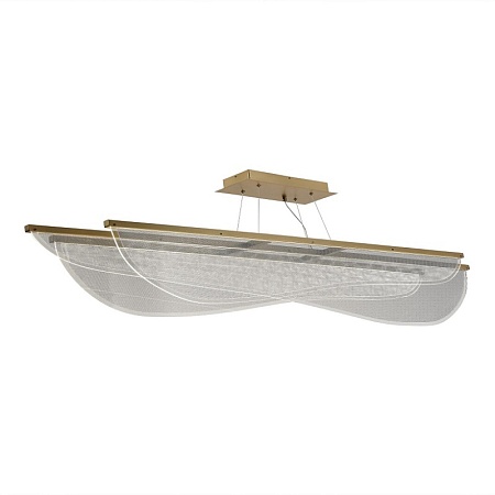 Светильник подвесной ST-Luce Золотистый/Прозрачный LED 1*60W 4000K SL6509.223.01 - фото