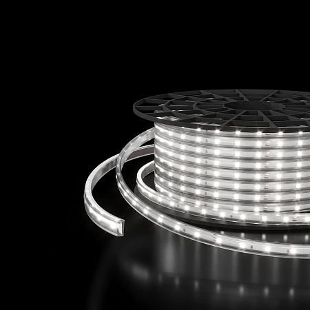 Светодиодная лента 220 В 8 Вт/м 60 Led/м 2835 IP65, холодный белый 6500K, 50 м Лента светодиодная 220V 8W 60Led 2835 IP65 холодный белый, 50 м Elektrostandard - фото