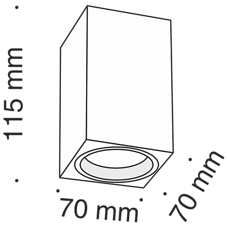 Потолочный светильник Technical C011CL-01B - фото