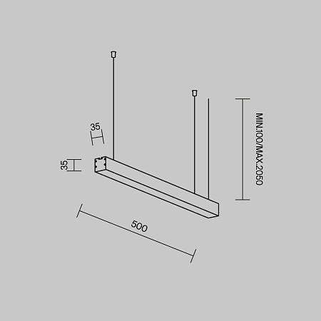 Линейный светильник Technical LL312002 - фото