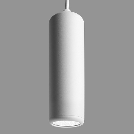 Светильник потолочный Feron ML1841 Barrel ECHO levitation MR16 35W, 230V, GU10, белый, с антибликовой сеточкой, на подвесе 1,7 м - фото