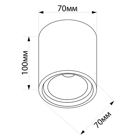 Светильник потолочный Feron ML174 MR16 GU10 35W 230V, белый - фото