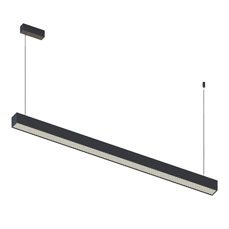 Светильник подвесной Черный LED 1*35W 3000K 698Lm Ra>80 120°IP20 L1120xW50xH60 180-220V ST612.433.32 - фото